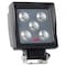 Grote Square Pedestal Mount Polycarbonate Lens Black Powder Coated Die Cast Aluminum Housing BZ201-5 - alternate 1