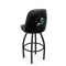 Holland Bar Stool Co Logo Grizzly San Jose Sharks 36 in. Swivel Bar Stool with Black Wrinkle Finish L048 - alternate 1