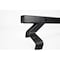 Exposed Rack 39875 Length With Square Holes Textured Black Single Rear Bar 8-00-9703-BK - alternate 3