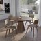 Leisuremod Modern Wooden Dining Chair, Walnut Color Frame in Light Brown, Clivo Collection CDWN-18LBR - alternate 4