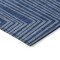 Homeroots 3' X 5' Navy Blue And Ivory Geometric Washable Indoor Outdoor Area Rug 600840 - alternate 5