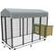 K9 Kennel Store 4ft X 8ft Value Kennel and XL Cabin Dog House Combo Basic BVL4X8CABCM - alternate 1
