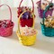 Wickerwise 5 Assorted Color Bamboo Wicker Round Baskets with Handles - Small Buckets for Easter Egg QI004721 - alternate 6