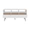 Homeroots 47in White Wood Enclosed and Open Storage TV Stand 734181 - alternate 3