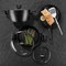 Korkmaz Nora 2 Piece 3.6 Liter Alumium Nonstick Low Casserole Dish with Lid A2945 - alternate 3