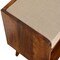 Homeroots 35in Brown Linen and Solid Wood Upholstered Storage Bench With Cabinet 717477 - alternate 5
