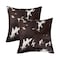 Homeroots Set of Two 18" Chocolate and White Cowhide Cowhide Throw Pillows, 2PK 544604 - alternate 4