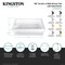 Kingston Brass 66-Inch Acrylic Rectangular 3-Wall Alcove Tub Combo with Waste and Overflow Drain, Left Hand Drain CVTAP663222L2 - alternate 3