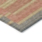 Homeroots 3' X 5' Pewter And Gold Striped Washable Indoor Outdoor Area Rug 610498 - alternate 3