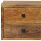 Homeroots 12" Brown Solid Wood Two Drawer Floating Nightstand 712847 - alternate 5