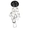 Euf Norah, Chandelier, 16-Light, 24", Matte Black, Mixed Glass 49237-047 - alternate 3