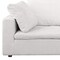 Homeroots 122" Pearl Fabric Reclining Sofa 720408 - alternate 3