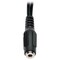 Tripp Lite 6IN 4-POSITION FEMALE TO 3X2-POSITION MALE AUDIO HEADSET SPLITTER ADAPTER 3.5MM P318-06N-FMM - alternate 2