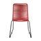 Homeroots Set of Two 23" Red Metal Outdoor Dining Chair, 2PK 490271 - alternate 3