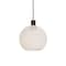Besa Lighting Newton 6 Cord Pendant, Milky White, Bronze Finish, 1x3W LED 1XT-NEWTON6MW-LED-BR - alternate 1