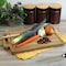 Megachef 16.5 x 11 Inch Acacia Wood Rectangle Serving Board with Handle 750122190M - alternate 3