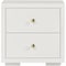 Homeroots Three Piece White Solid Wood Bedroom Set 523670 - alternate 5