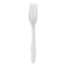 Boardwalk Heavyweight Wrapped Polypropylene Cutlery, Fork, Plastic, White, 1000PK BWKFORKHWPPWIW - alternate 4