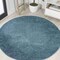 Jonathan Y Haze Solid Low-Pile Turquoise 8 ft Round Area Rug SEU100H-8R - alternate 1