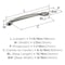 Amerock Intertwine 6-5/16 inch (160mm) Center-to-Center Satin Nickel Cabinet Pull, 10PK 10VMP21174G10 - alternate 2