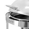 Megachef 6.3 Qt Round Stainless Steel Dome Top Professional Chafing Dish/Buffet Server Serving Dish MG-431102 - alternate 3