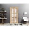 Sartodoors Sliding Closet Bi-fold Doors, Lucia 2552 Oak with Frosted Glass, Sturdy Tracks Moldings Trims Hard LUCIA2552BF-DUB-64 - alternate 4