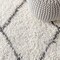 Jonathan Y Mercer Shag Plush Tassel Moroccan Geometric Trellis Ivory/Gray 3 ft. x 5 ft. Area Rug MCR101B-3 - alternate 3