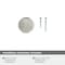 Amerock Torrance 1-3/16 inch (30mm) Length Satin Nickel Cabinet Knob, 10PK 10VMP37335G10 - alternate 2