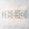 Jonathan Y Evelyn Crystal Rectangle 24.25" 3-Light Iron/Crystal Glam Modern LED Vanity Light, Chrome JYL7540A - alternate 8