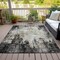 Homeroots 8' X 10' Black Ivory And Beige Abstract Washable Indoor Outdoor Area Rug 612307 - alternate 2
