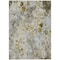 Homeroots 10' X 14' Taupe Ivory And Tan Floral Washable Indoor Outdoor Area Rug 583153 - alternate 6