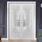 Sartodoors Solid French Double Frosted Glass Doors 12 Lites, Felicia 3312 White Silk, Single Regural Panel Fr FELICIA3312DD-WS-84 - alternate 3
