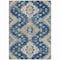 Homeroots 9' X 12' Navy Blue Beige And Ivory Medallion Washable Indoor Outdoor Area Rug 589012 - alternate 7