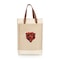 Picnic Time Family Of Brands Chicago Bears - Pinot Jute 2 Bottle Insulated Wine Bag, (Beige) 539-02-187-064-2 - alternate 1