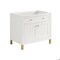James Martin Vanities Chicago 36 in. Single Vanity, Glossy White 503-V36-GW - alternate 1