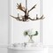Jonathan Y Speller 27" Adjustable Resin Antler 3-Light LED Chandelier, Brown JYL6303A - alternate 7