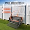 Vevor Compost Spreader Peat Moss Spreader 24" Wide 24.4-26.4" Height Adjustable TC2002B - alternate 6