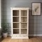 Homeroots 46in Ivory Solid Wood Frame China Cabinet With Three Shelves And Two Drawers 489026 - alternate 4