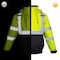 Dome75 Hi-Vis Bomber Jacket, Polyester, Class ANSI/ISEA 107-2020 Class 3 Type R, HiVis Yellow/Black Bottom DJB3832 - alternate 3