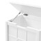 Alaterre Furniture Derby 19"W x 20"H Deluxe Clothes Hamper ANDE77WH - alternate 4