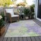 Homeroots 10' X 14' Lavender Mint Green And Beige Abstract Washable Indoor Outdoor Area Rug 618549 - alternate 4