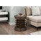 Monarch Specialties Accent Table 25"h, Indoor or Outdoor, Side Table, Nightstand, Round, Walnut, Contemporary I 4155 - alternate 6