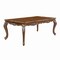 Homeroots 80" Oak and Silver Wood Removable Leaf Extendable Dining Table 631284 - alternate 4