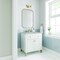 James Martin Vanities Chicago 30 in. Single Vanity, Glossy White, w/ 3 CM Victorian Silver Silestone Top 503-V30-GW-3VSL - alternate 4