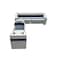 Horizon Mfg Premium 8 Piece Pontoon Furniture Set White/Red/Charcoal Premium 019-AAEC - alternate 1