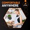 Xpose Safety Plastic Disposable Aprons, White Pack of 300 Individually Packaged Durable 1 mil 24in x 42in, 300PK AP100-3-X-S - alternate 3
