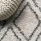 Jonathan Y Soller Diamond Trellis Shag Beige/Dark Gray 8 ft. x 10 ft. Area Rug SHG103A-8 - alternate 6