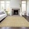 Homeroots 3' X 5' Wheat And Gray Geometric Washable Indoor Outdoor Area Rug 613596 - alternate 3