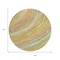 Homeroots 8' Gold Sky Blue And Coral Round Abstract Washable Indoor Outdoor Area Rug 631247 - alternate 3