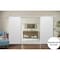 Sartodoors Sliding Double Barn Doors with Hardware, Planum 0770 Painted White Matte, 13FT Rail Hangers Sturdy PLANUM0770DB-S-WS-5684 - alternate 1
